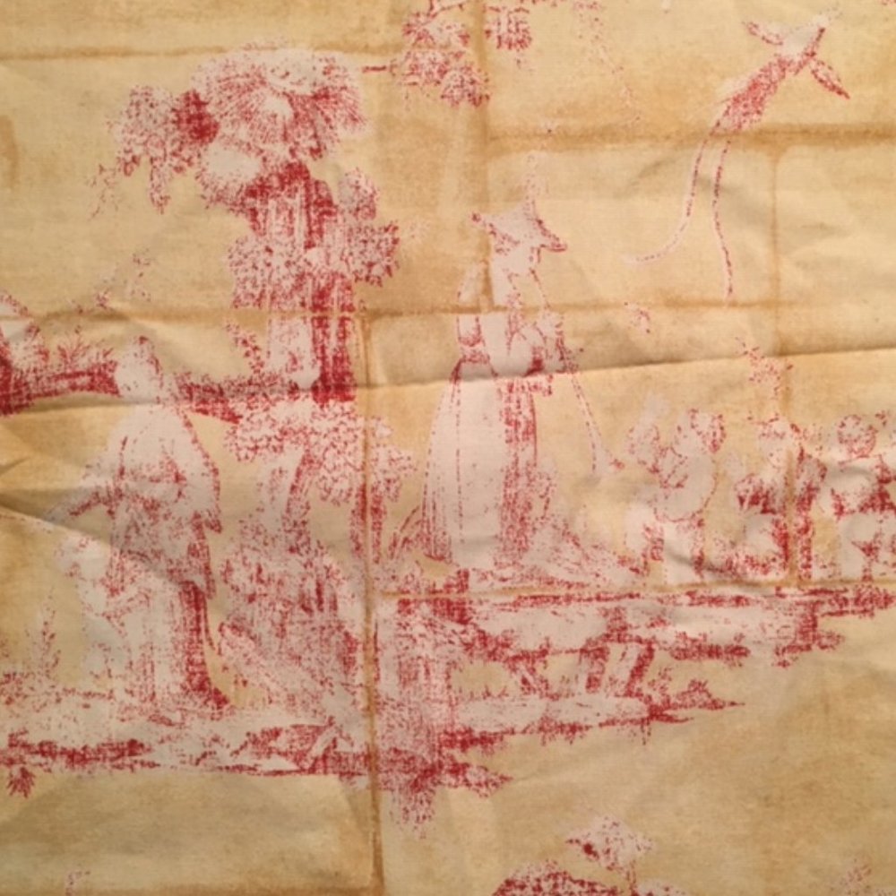 Vintage Kravet Winterthur Museum Toile Fabric